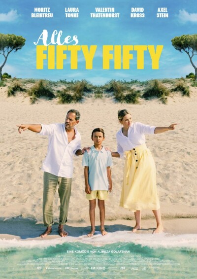 Filmplakat Alles Fifty Fifty