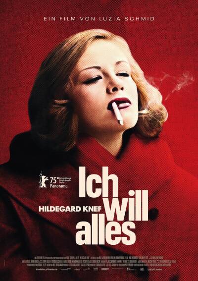 Filmplakat Ich will alles. Hildegard Knef 