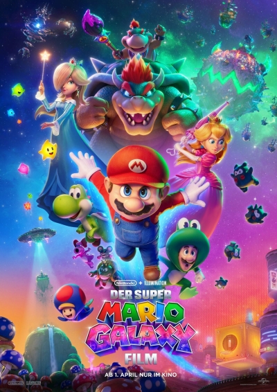 Filmplakat Der Super Mario Galaxy Film