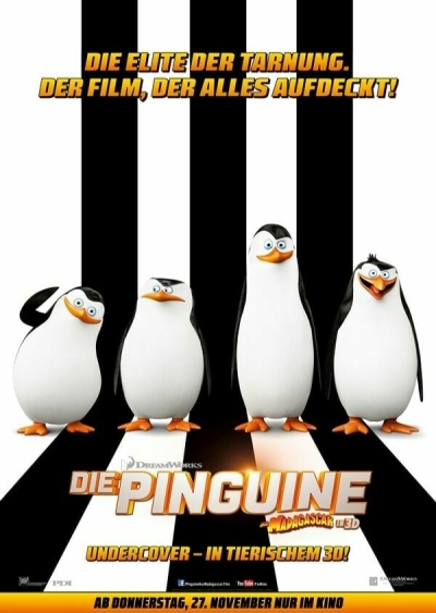 Filmplakat Die Pinguine aus Madagascar