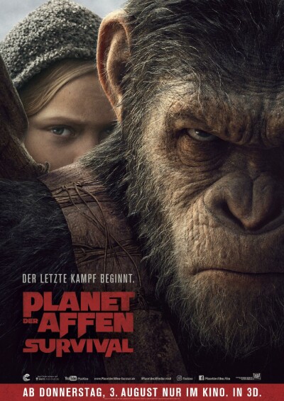 Filmplakat Planet der Affen - Survival