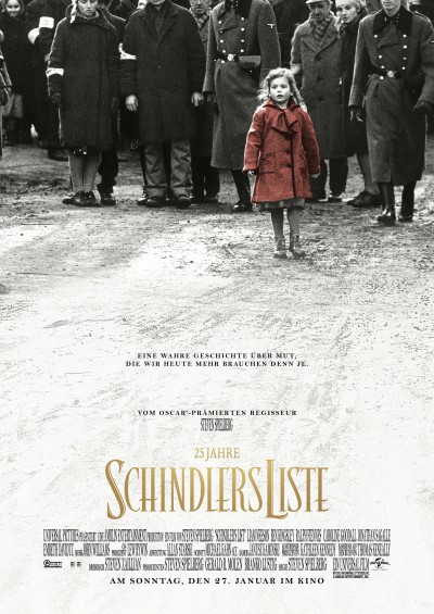 Filmplakat Schindlers Liste