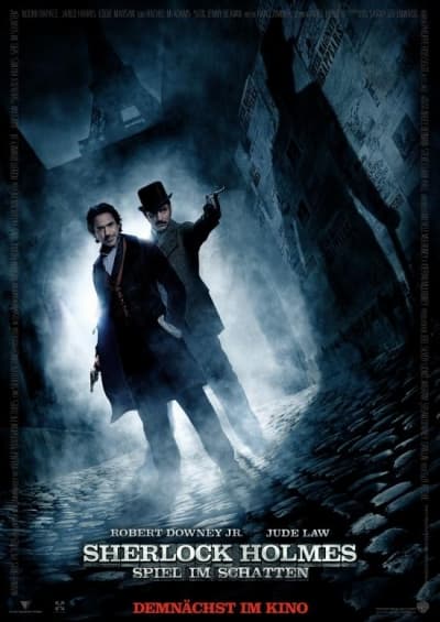 Filmplakat Sherlock Holmes: Spiel im Schatten
